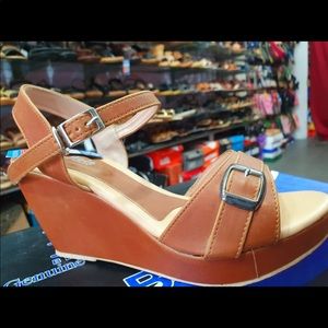 Peep Toe Wedges Shoes